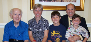 Photo of Rowan with family of Kirwood A. LeCompte